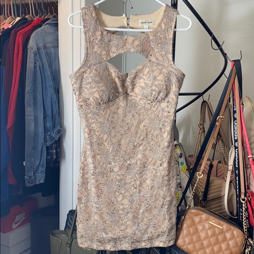 Nude dress